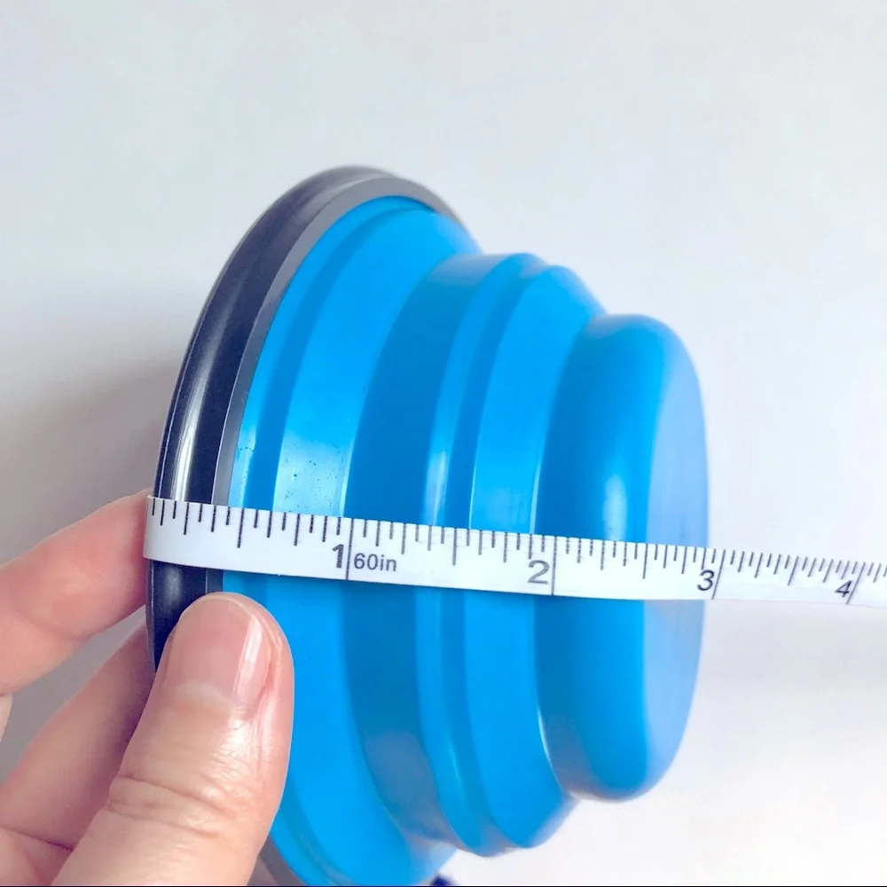 3/$15 NEW Pet Collapsible Bowl 12oz Blue, 1 Bowl